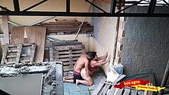 Fucking Sister-In-Law On Terrace Outdoors