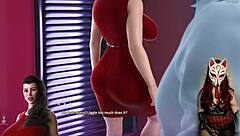 Gamer Girl's See-Through Bra in Apocalust 9 Porn Game