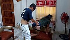 sexy latina milf seduces young man for taboo sex?