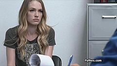 Blonde Bends Over For Big Cock!