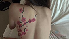 Skinny asian teen fucked doggystyle and anal on vacation