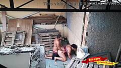 Fucking Sister-In-Law On Terrace Outdoors