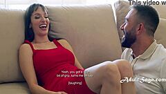 Beautiful milf Lexi Luna's seductive performance with big tits