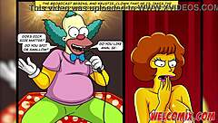 The most attractive middle-aged woman in town gets her Simpsons hentai on