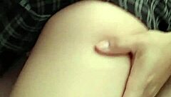 Finally I fucked my stepdaughter's tight ass and almost came in her hot shaved pussy in two minutes