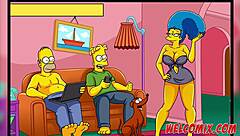 The most attractive middle-aged woman in town gets her Simpsons hentai on
