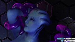Liara Squirts From Stranger's Creampie At Gloryhole