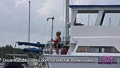 Stunning Natural Blonde Goes Fully Naked in Tampa