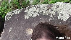 Uma Gozada Dentro na Praia com Manu Fox e Moreno Desconhecido