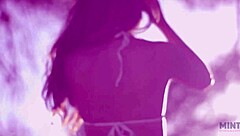 talia mint's risky beach masturbation