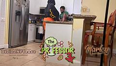 Divine teases her monster cock in Florida