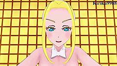 Wow! Shizuka Mikazuki and Beatrix Amerhauser Bunny Girl Intense Sex in Zom 100 POV Hentai!