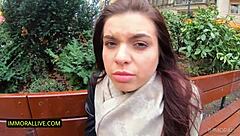 Mean Russian stepsister bullies her sister, but crafty teen surprises with monster cock creampie