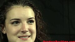 Bound Slave Gags On Cock While Pounded