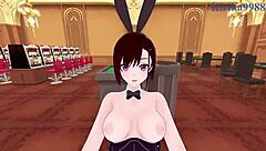 Wow! Shizuka Mikazuki and Beatrix Amerhauser Bunny Girl Intense Sex in Zom 100 POV Hentai!