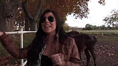 Having wild fun with sexy chubby Spanish Mara Lopez!