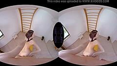 Katy Rose Gets Golden Shower in Acrobatic Gymnast POV