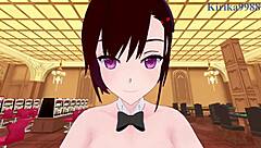 Wow! Shizuka Mikazuki and Beatrix Amerhauser Bunny Girl Intense Sex in Zom 100 POV Hentai!