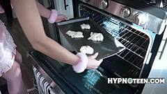 Alex Coal's teen cunt fucked by co-hosts Markus and Maximus!