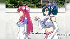 Japanese anime with sensual and explicit content