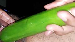 Sensual Indian spouse indulges in intimate play with vibrator