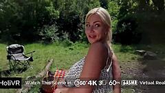 holivr covert picnic busty hot blonde fucked and jizzed outdoor