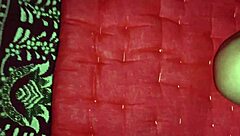 Indian Amateur Sucks Boyfriend's Dick Until Cum in Mouth, Tits and Ass Exposed