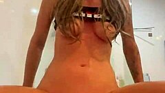 Blonde Teen Screams During Bathroom Fuck!