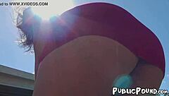 i'm latina rose monroe twerkin b4 gettin pussy penetrated public