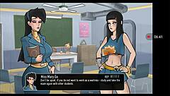 Deep Vault 69 Hentai Game Features 3some with Big Tits in Fallout Parody.