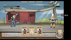 Deep Vault 69 Hentai Game Features 3some with Big Tits in Fallout Parody.