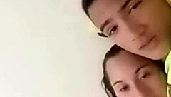 Sexy couple enjoys intimate bed sex