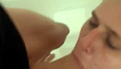 sucking his hard dick, licking and face fucking