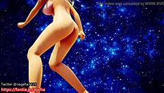 Kanon Dances Nude On Sand Planet In Hentai Style!