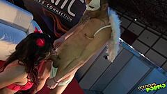 EL DEMONIO AND EL ANGEL IN PUBLIC OUTDOOR VOYEUR MASTURBATION