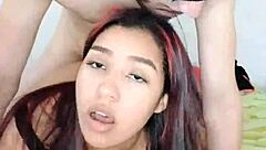 Quick Blowjob from Young 18+ in Parents Room 18 Years Old Stepsister Miami City