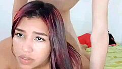 Quick Blowjob from Young 18+ in Parents Room 18 Years Old Stepsister Miami City