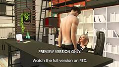 3D animated hentai featuring office worker getting it on.
