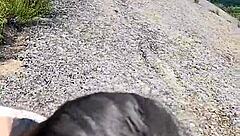 Outdoor Sex Adventure in Pedra Grande Mountains with Big Cock