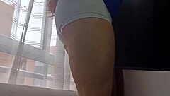 Big natural tits homemade video of a slutty employee