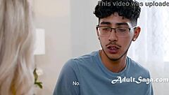 Virgin Dieogo Watches Horny Blonde Milf Masturbate And Wants To Contribute