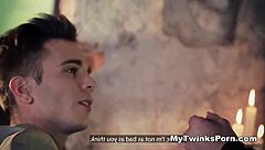 hot twinks in a wild threesome, check part 2 online