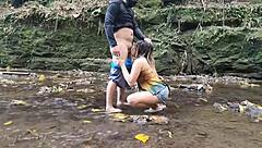 pinay couple gets scandalous fucking in creek outdoors 😏