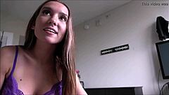 Alex Adams and Bailey Base in hot scene with step-sister