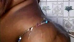 Black Ebony Fucks And Dances In Shower!