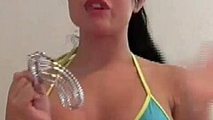 Sexy Blonde Teen Sucks Cock in Intense Fucking