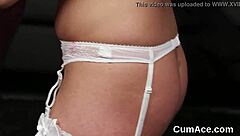 I get cum shot on my face, swallowing all the jizm