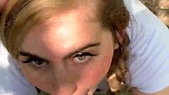 hey, watch this random jogger deepthroat on the hiking trail pov?