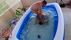 I Dominate Regina Noir Underwater for Rough Nudist Sex at Beach Pool