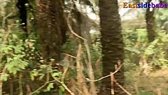 Ebony BBW Gets Bush Fucked Outdoors by Massive BBC